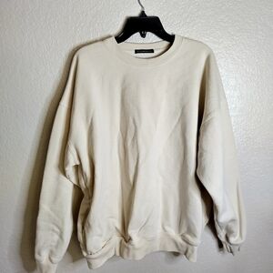 Brandy Melville Oversized Crew Neck Sweatshirt Pocker Sz OS